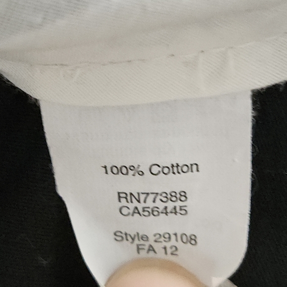 J.CREW Black Cotton Chino Pants – w33 l32 - Picture 6 of 10